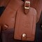 Dacasso Rustic Brown Leather Luggage Tag AG-3298 - alternate 2